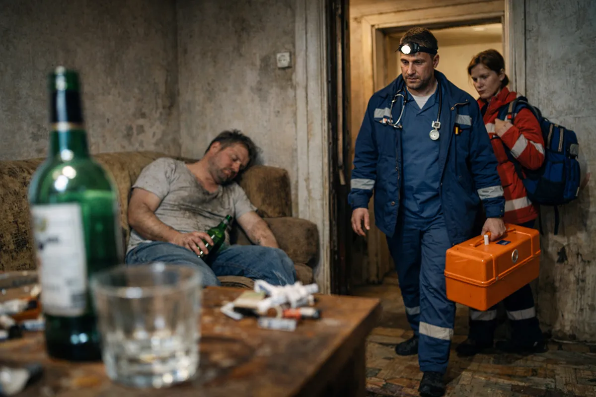 Алкогольные кризы в Саратове: почему местные врачи всё чаще выезжают на дом